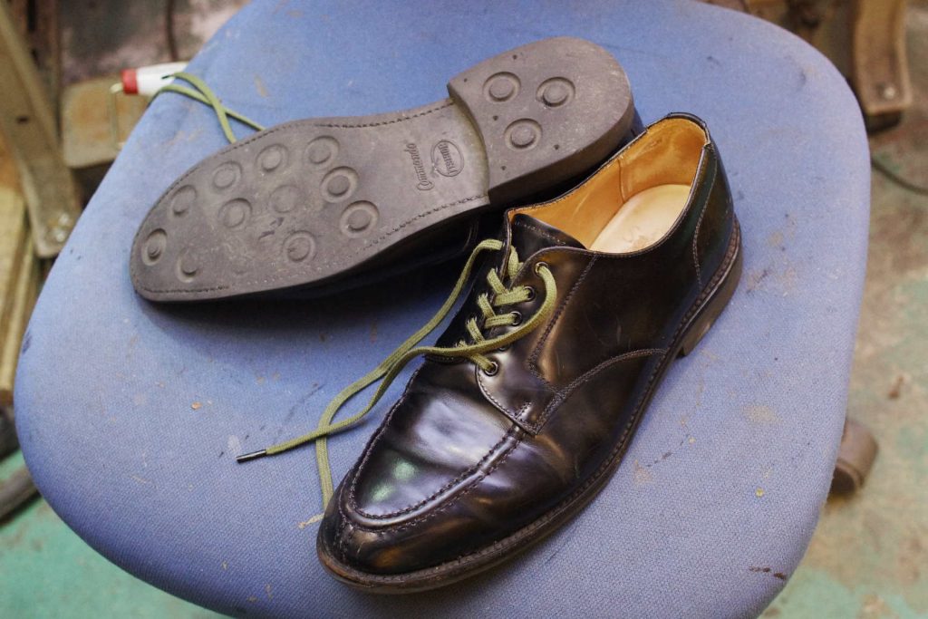 東京都　S様　SANDERS　サンダース　紳士革靴　オールソール修理　ダイナイトソールのサムネイル