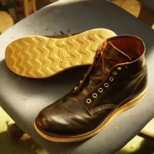 倉敷市 M様 RED WING（レッドウィング）アイリッシュ・セッター カスタムオールソール交換修理事例報告のサムネイル